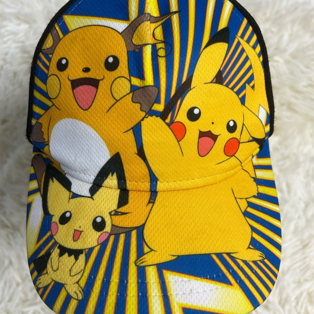 Pokemon Kids Hat - Yellow and Blue